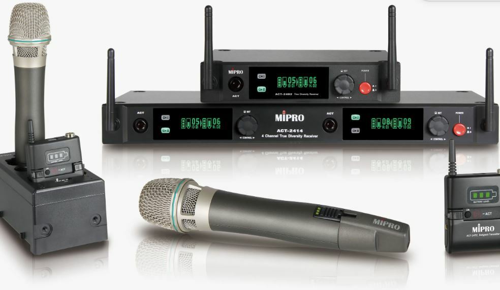 Микрофоны, радиосистемы и антенны MIPRO
