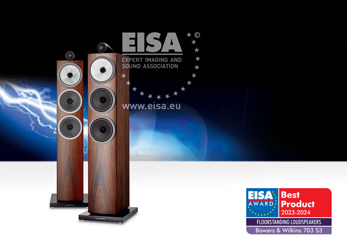 Bowers &amp; Wilkins 703 S3 – Лучшая акустическая система EISA 2023